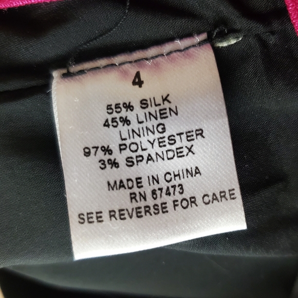 Taylor Silk & Linen Floral Sheath Dress - Picture 10 of 10